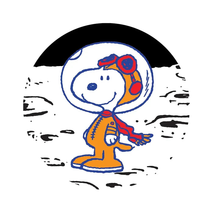 Moon Snoopy Sticker