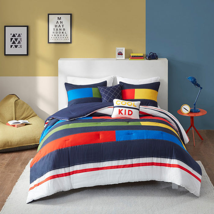 Morris Stripe Comforter Set