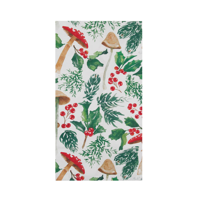 A Mushroom Meadow Printed Kitchen Towel.