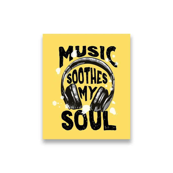 Music Soothes My Soul Sticker - Stickers | STICK IT UP