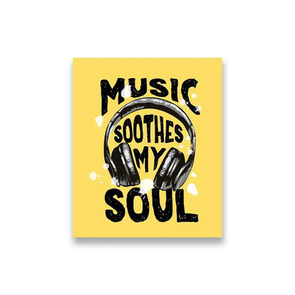 Music Soothes My Soul Sticker - Stickers | STICK IT UP