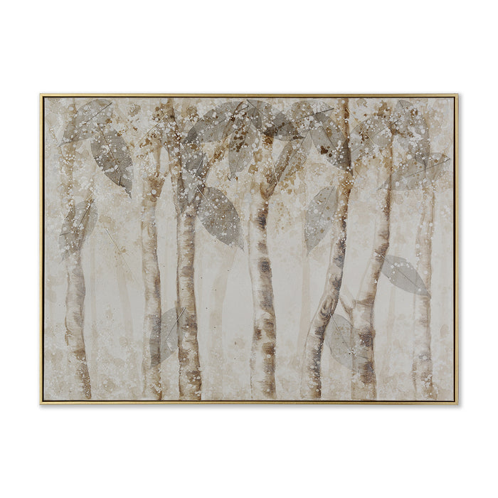 My Forest Hand-Painted Canvas Artwork Oil Painting 36 x 48 - Framed - Art - - Greathouse