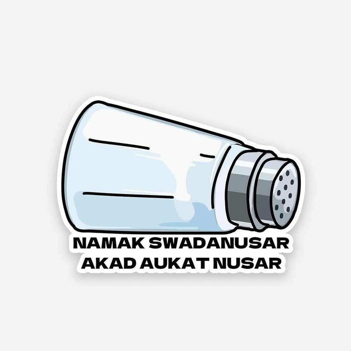 Namak Swadanusar sticker - Stickers | STICK IT UP