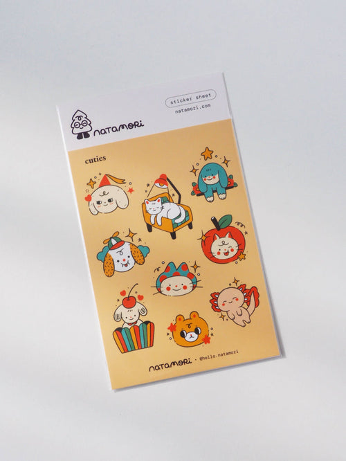 Natamori - Cuties — Sticker Sheet