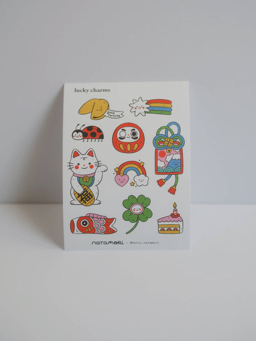 natamori - Lucky Charms — Sticker Sheet