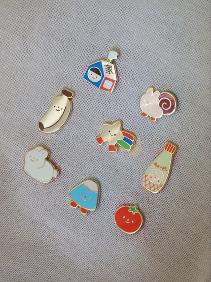 Natamori - Tomato • Enamel Pin