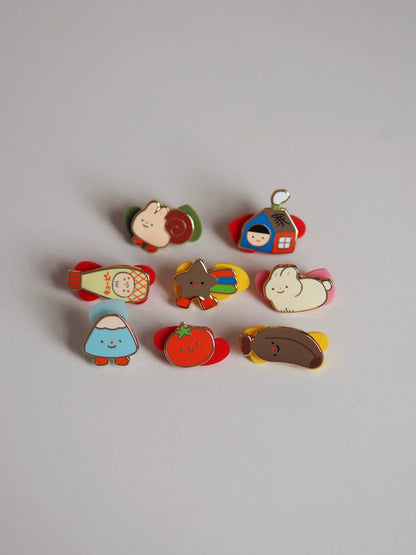 Natamori - Tomato • Enamel Pin