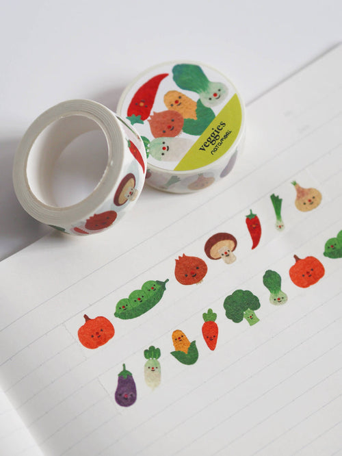 natamori - Veggies • washi tape
