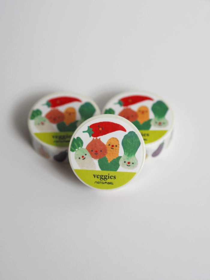 natamori - Veggies • washi tape