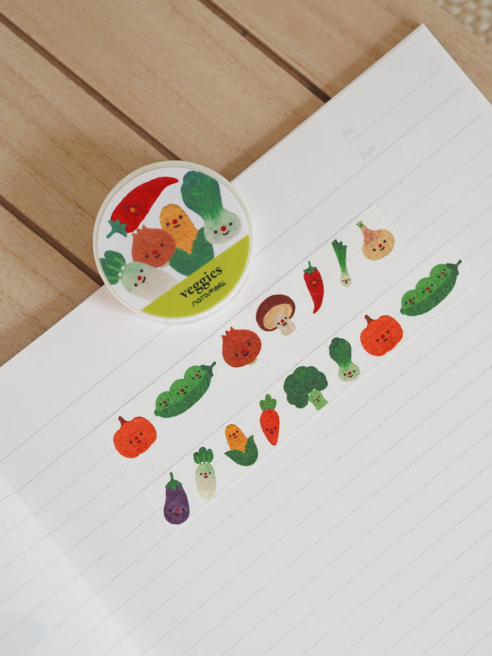 natamori - Veggies • washi tape