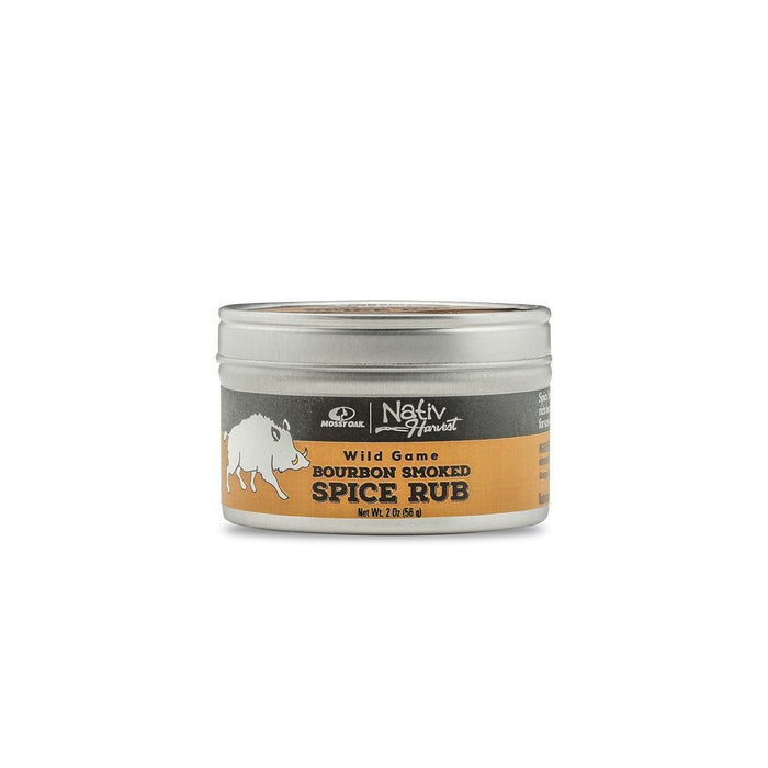 Nativ Harvest Wild Game Bourbon Smoked Spice Rub 2 oz
