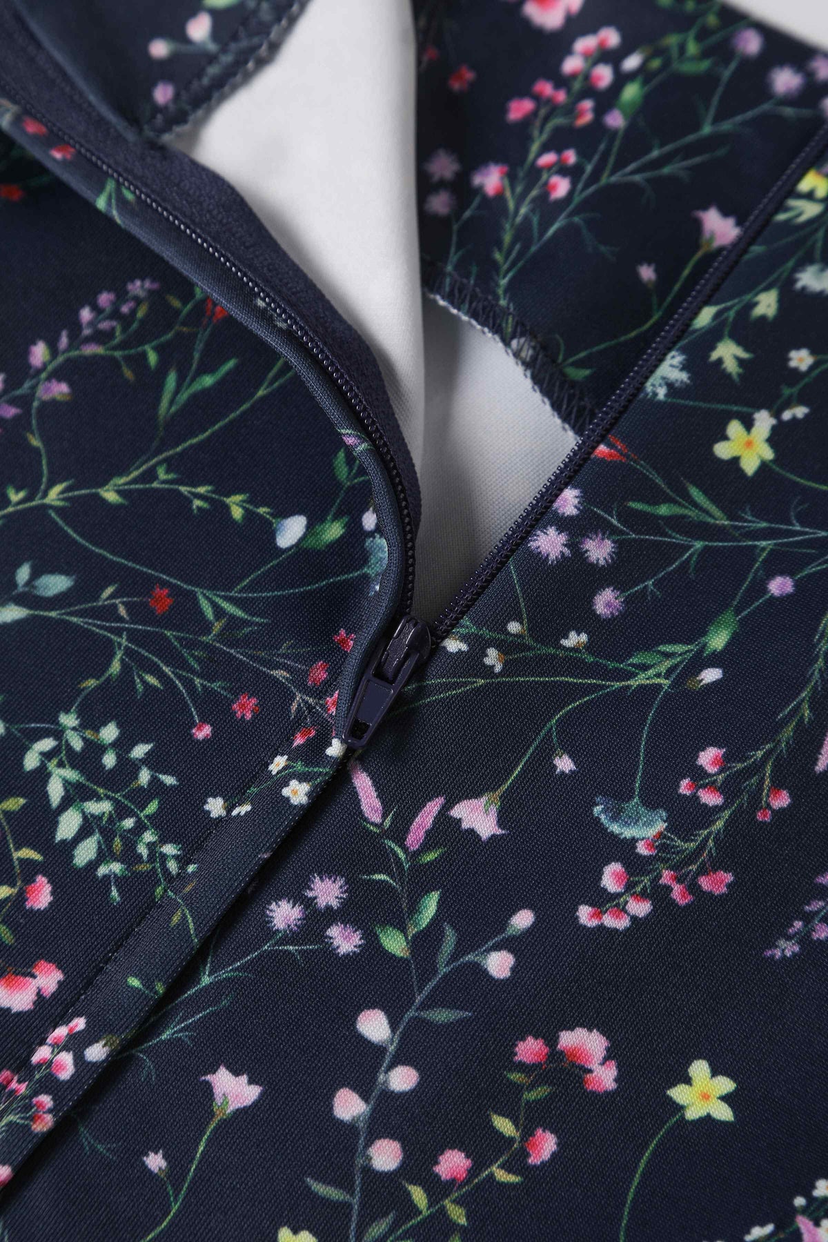 Amanda Navy Blue Meadow Dress