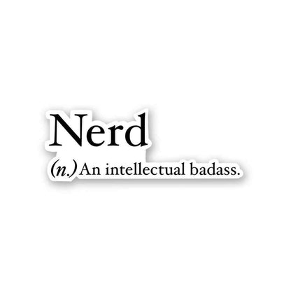 Nerd Sticker - Stickers | STICK IT UP