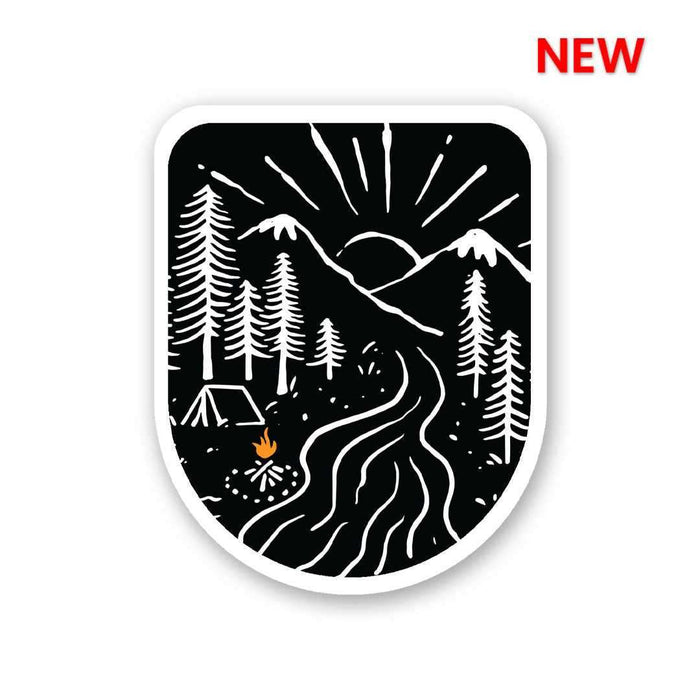 Night Camp Sticker - Stickers | STICK IT UP