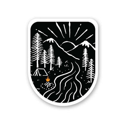 Night Camp Sticker - Stickers | STICK IT UP