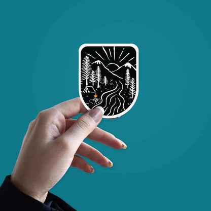 Night Camp Sticker - Stickers | STICK IT UP