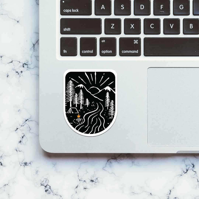 Night Camp Sticker - Stickers | STICK IT UP