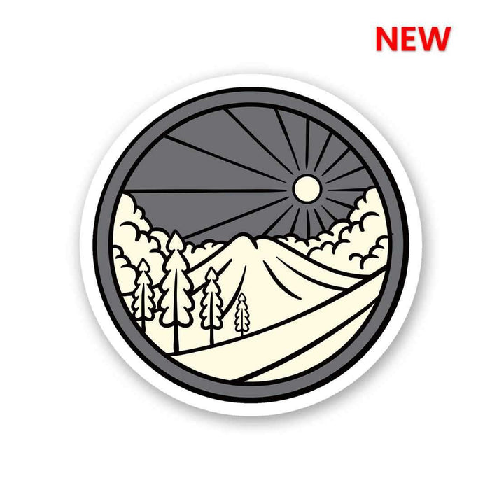Night Mountain Sticker - Stickers | STICK IT UP