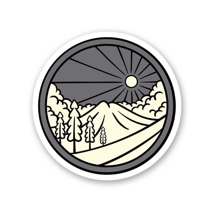 Night Mountain Sticker - Stickers | STICK IT UP