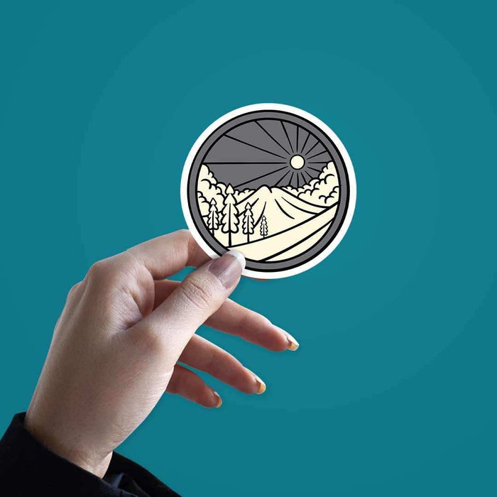 Night Mountain Sticker - Stickers | STICK IT UP