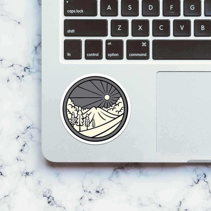 Night Mountain Sticker - Stickers | STICK IT UP