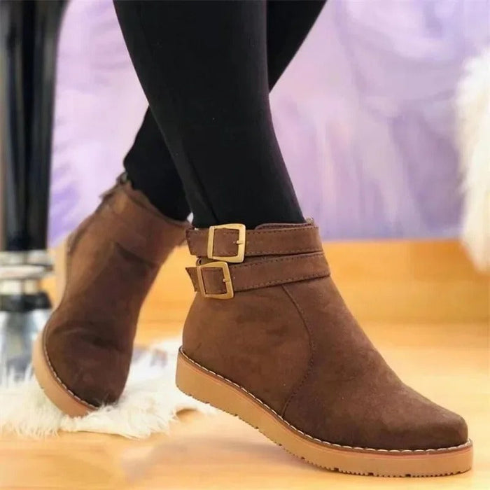 Noria™ | Women’s Ankle Boots with Double Buckle