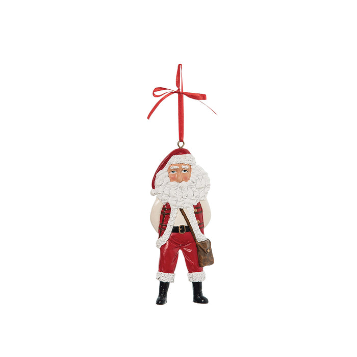 A North Woods Santa Ornament.