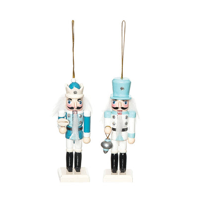 A set of Nutcracker ornaments.