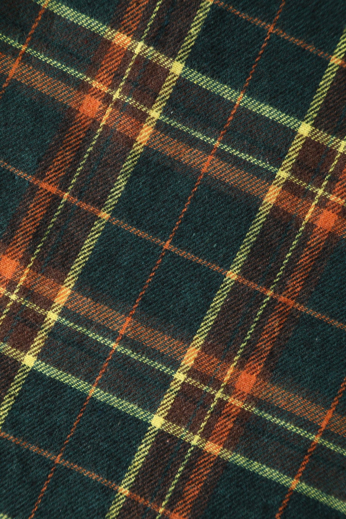 Lily Off Shoulder Green Tartan Check Circle Dress