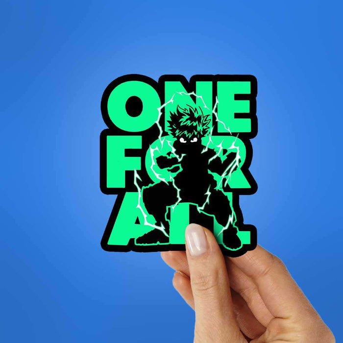 One For All Izuku Sticker - Stickers | STICK IT UP
