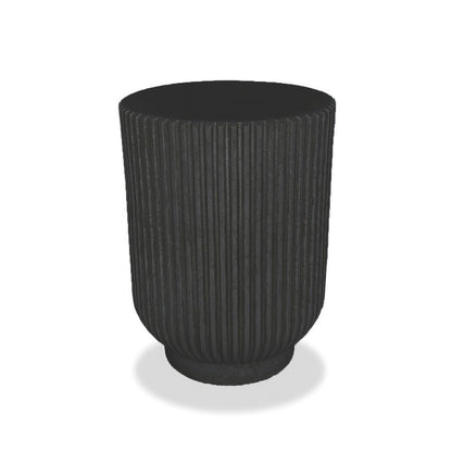 Onyx 16" Round End Table - SAVE 50% - Aluminum - - Greathouse