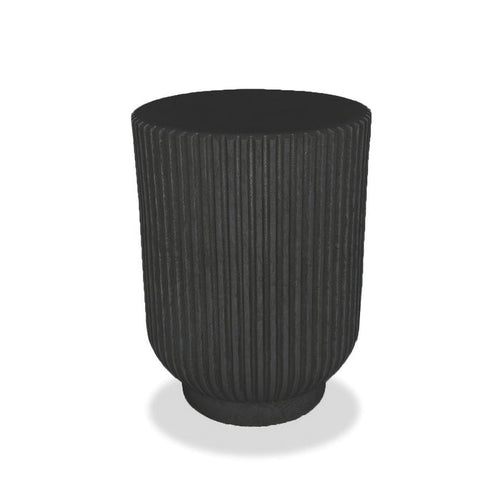 Onyx 16" Round End Table - SAVE 50% - Aluminum - - Greathouse