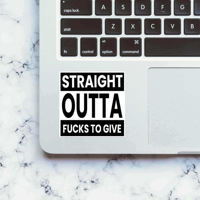 Outta fucks to give Sticker - Stickers | STICK IT UP