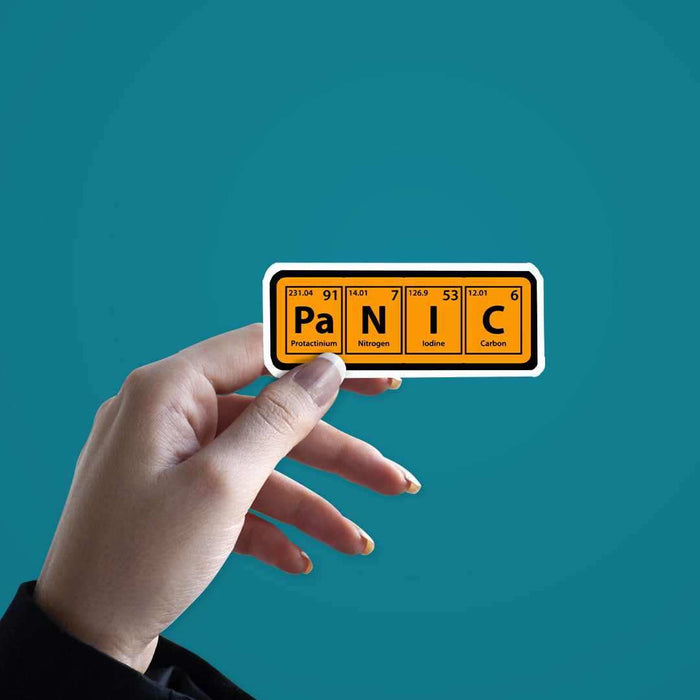 Pa N I C Sticker - Stickers | STICK IT UP