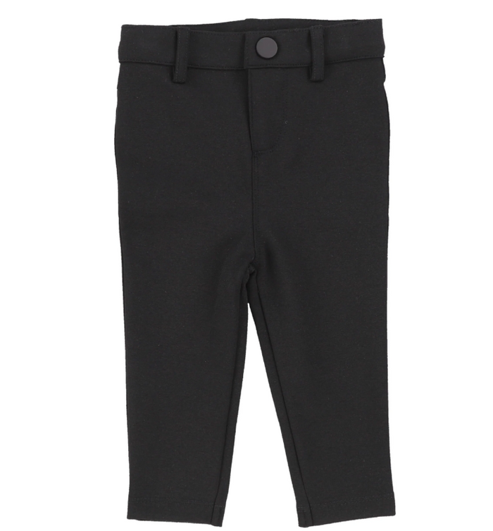 pants knit without seam - black