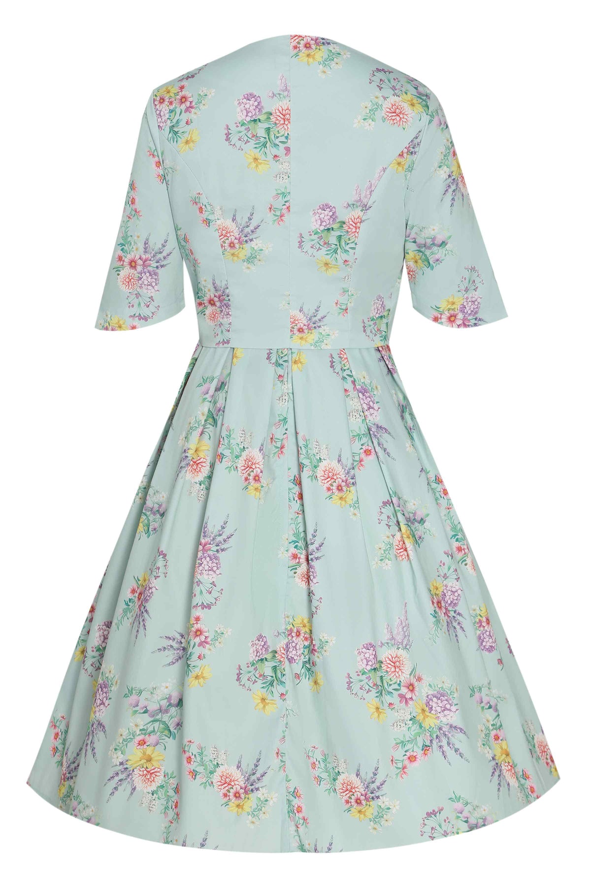 Lisette Pastel Floral Bolero Jacket in Light Green