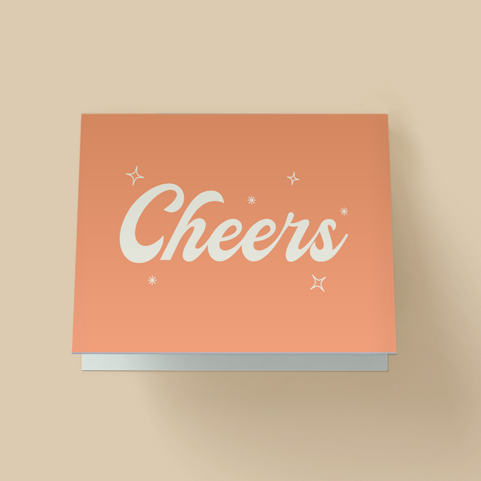 Peach Cheers Card