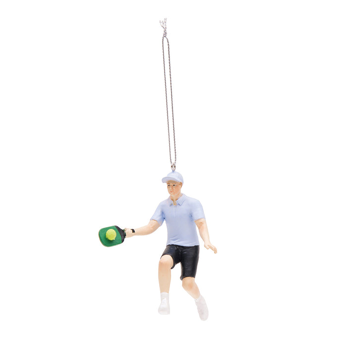 A Pickleball Boy Ornament.