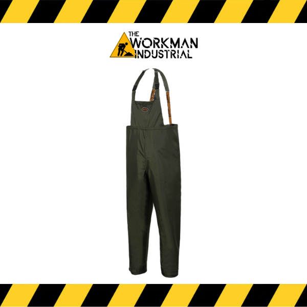 Pioneer heavy-duty waterproof tree planter ripstop bib pants.