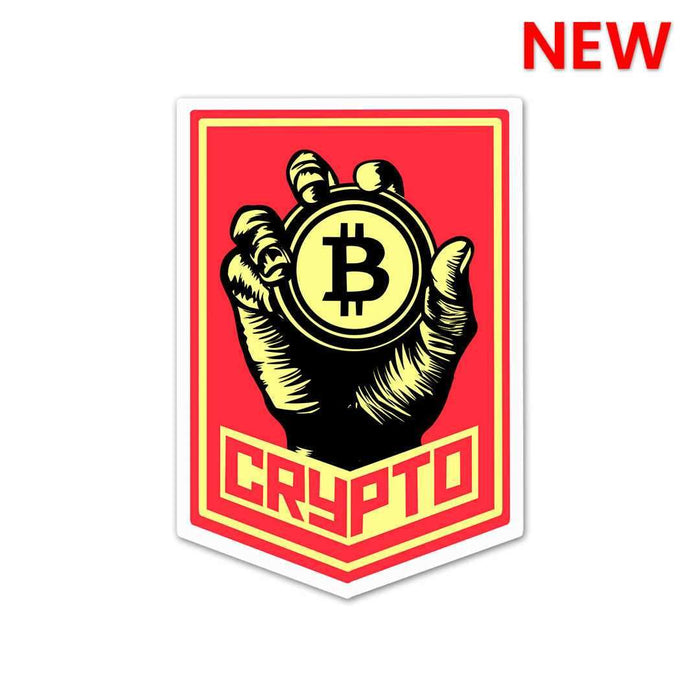 Power of Crypto Sticker - Stickers | STICK IT UP