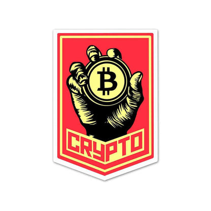 Power of Crypto Sticker - Stickers | STICK IT UP