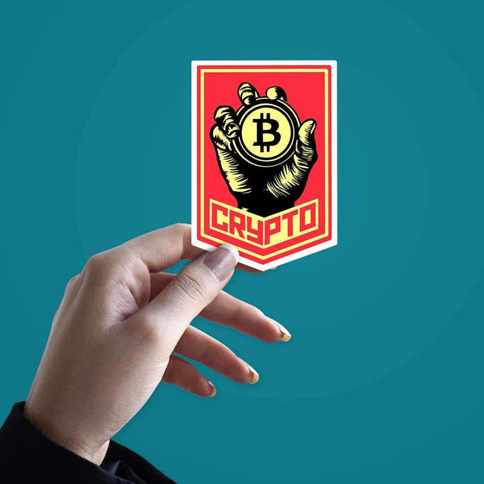 Power of Crypto Sticker - Stickers | STICK IT UP
