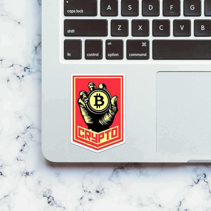 Power of Crypto Sticker - Stickers | STICK IT UP