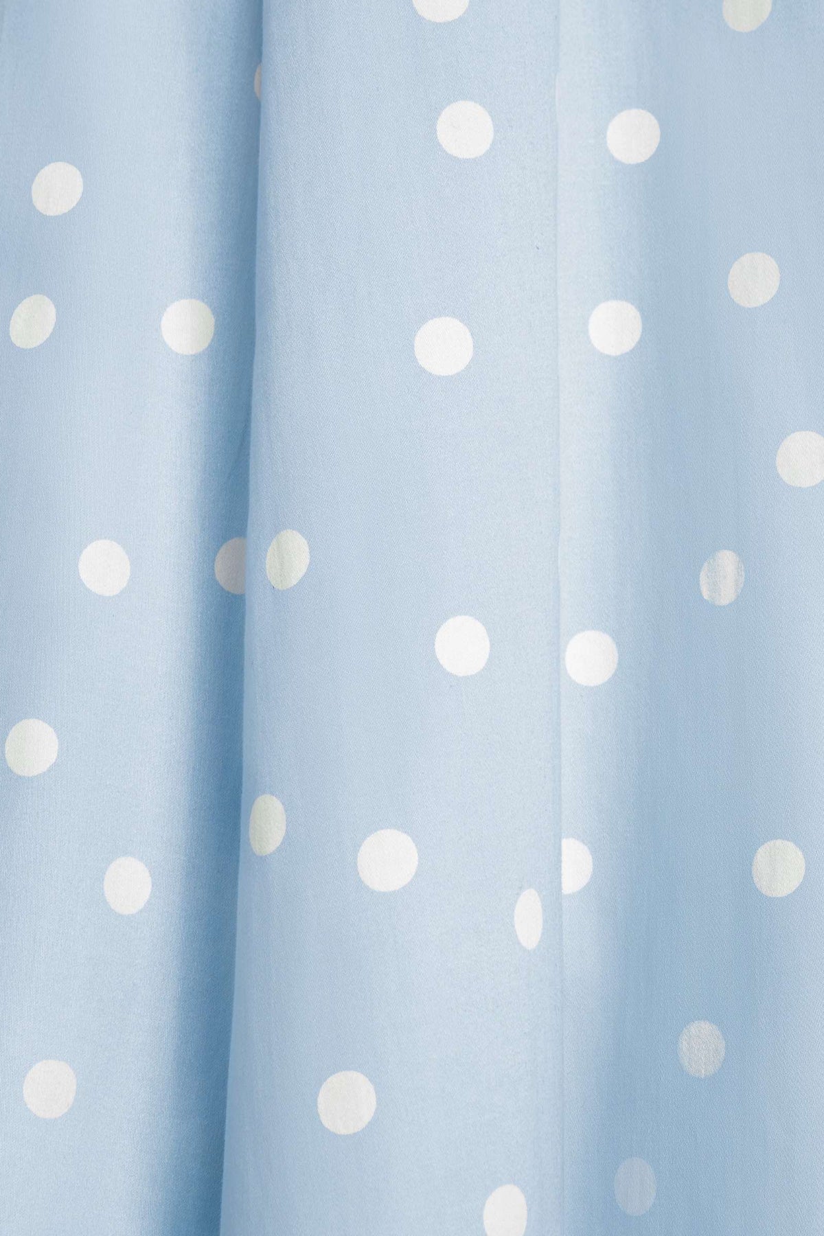 Claudia Polka Dot Dress In Baby Blue