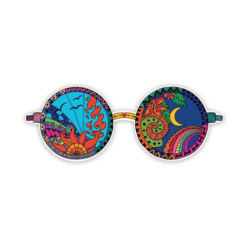 Psychedelic glasses Sticker - Stickers | STICK IT UP