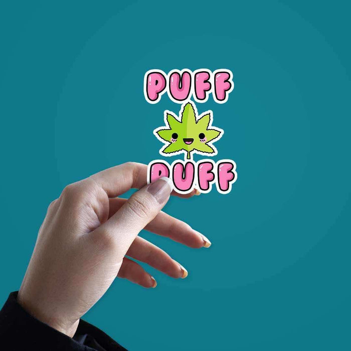Puff Puff Weed-Weed Sticker - Stickers | STICK IT UP