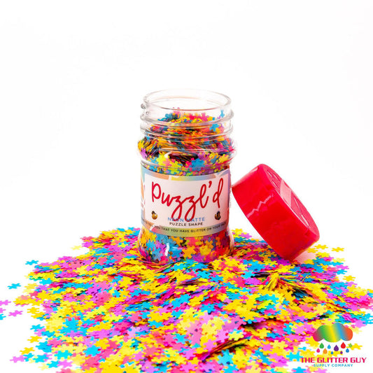 Puzzl'd | Glitter Shape from The Glitter Guy