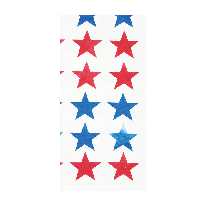A Red, White & Pow Printed Kitchen Towel.