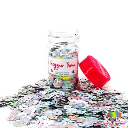 Reggie Trax | Glitter Shape from The Glitter Guy