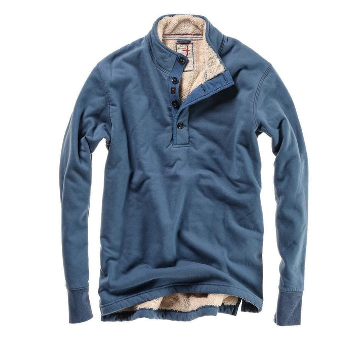 Relwen Superfleece Mock - Marine Blue